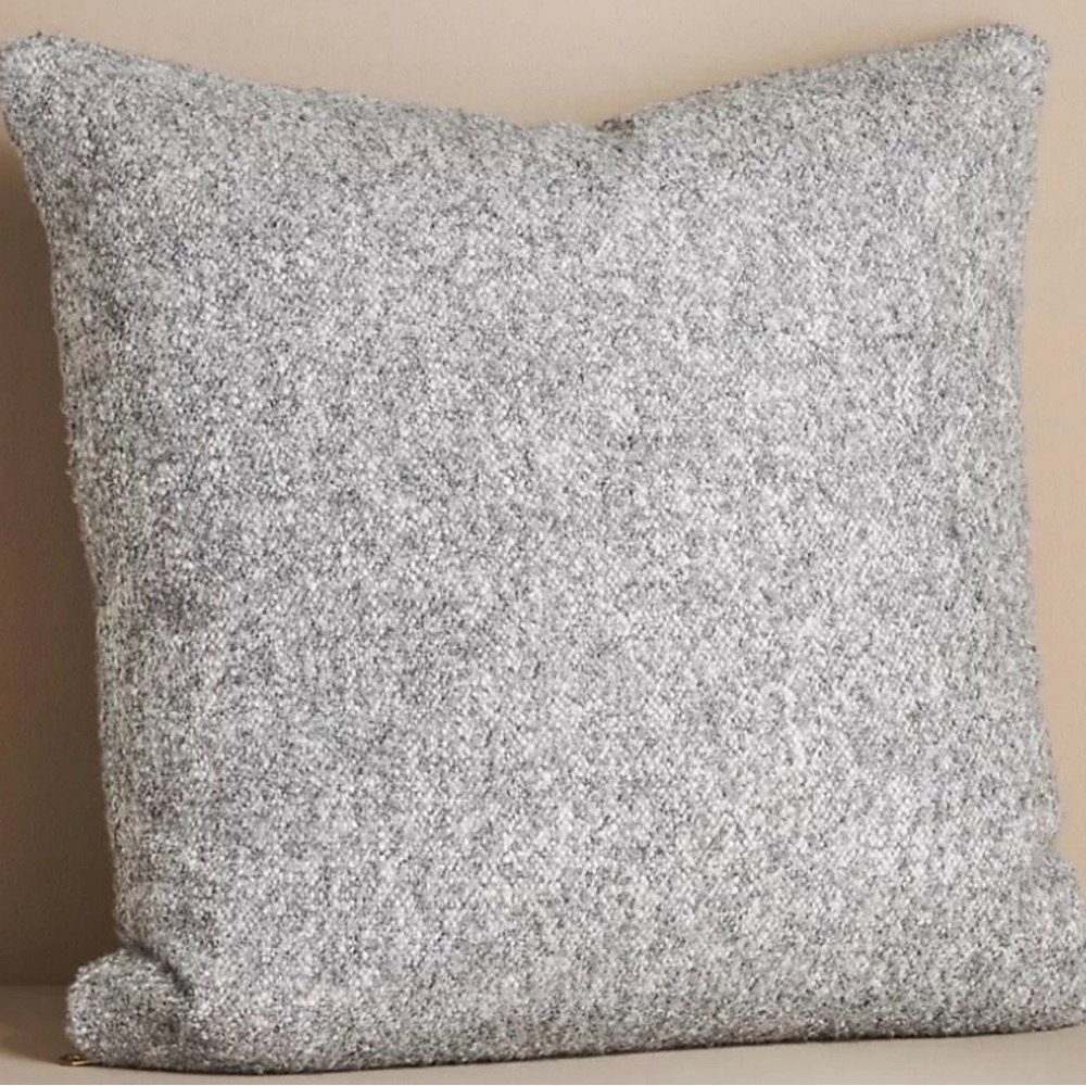 Anthropologie boucle square pillow 22x22
